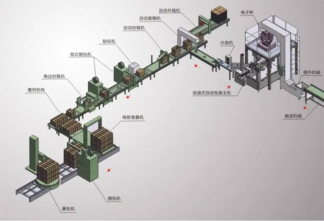 全自动包装生产线全套解决方案展示
